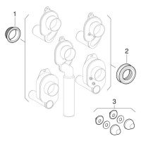 Geberit Duofix Basic Urinal-Element Universal 130cm 458603005