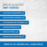 kör4u Pop-Up Ablaufventil 1 1/4" universal chrom