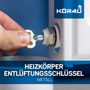 kör4u Heizkörper Entlüftungsschlüssel Metall