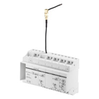 Oventrop R-Con Mehrkanalfunkempfänger für Flächenheizung (herstellereigene Funkkommunikation & wibutler-fähig) 8 Funkkanäle, mit Logikmodul, Tragschienenmontage (DIN EN 60715 TH35)  1150772