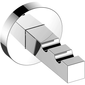 KEUCO Handtuchhaken doppelt aus Metall Hochglanz-chrom 19015010000