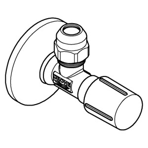 Grohe Eckventil mit ASAG 1/2" 22039000