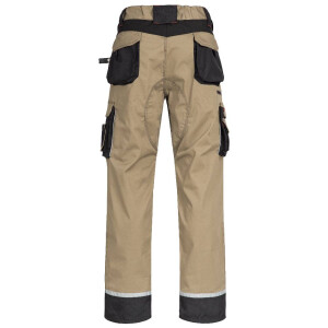 Nitras MOTION TEX PRO FX Arbeitshose lang khaki/schwarz 7715 Größe 110