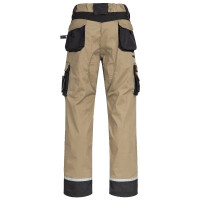 Nitras MOTION TEX PRO FX Arbeitshose lang khaki/schwarz 7715 Größe 110