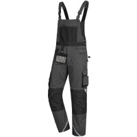 Nitras MOTION TEX PRO FX Latzhose 7722 grau/schwarz