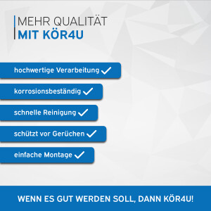 kör4u verlängertes Tauchrohr zu K12528 300mm schwarz matt