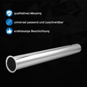 kör4u verlängertes Tauchrohr zu K12518/K12526 300mm chrom