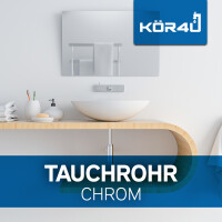 kör4u verlängertes Tauchrohr zu K12518/K12526 300mm chrom