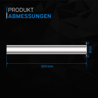 kör4u verlängertes Tauchrohr zu K12518/K12526 300mm chrom