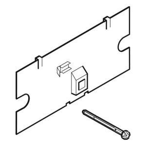 Geberit Schutzplatte zu UP-Spülkasten ab 1988 weiß, 240073001
