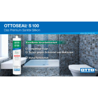 OTTOSEAL S100 Premium-Sanitär-Silikon 300ml