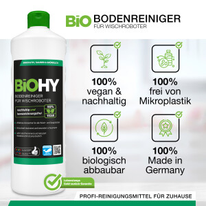 BiOHY Bodenreiniger für Wischroboter, Bodenwischpflege, 1l BY01022001