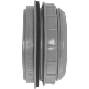Airfit Anschraub-Muffe DN110 grau 50110AM