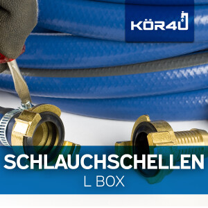 kör4u Schlauchschellen In Vorteilsbox L, 60 Teile