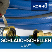 kör4u Schlauchschellen In Vorteilsbox L, 60 Teile