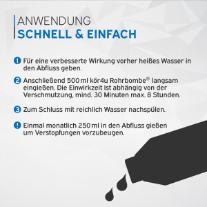 kör4u Rohrreiniger 1000ml