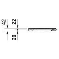 Duravit Darling New/Starck2 WC-Sitz ohne softclose mit edelstahlscharnieren weiß, 006981000