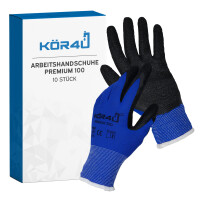 k&ouml;r4u Arbeitshandschuhe Premium 100,...