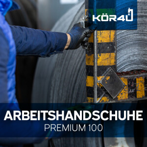 kör4u Arbeitshandschuhe Premium 100, Latex-Beschichtung, 10 Paar 11 (XXL)