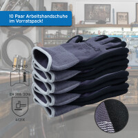 kör4u Arbeitshandschuhe Elite 1000, Nitril-Beschichtung, 10 Paar