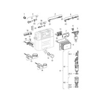 Geberit Einsteckplatte für Omega UP-Spülkasten 243093001