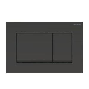 Geberit Betätigungsplatte Sigma 30 schwarz, matt lackiert 115883161