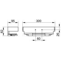 KEUCO Duschkorb Edition11 mit Glasabzieher chrom 11159010000