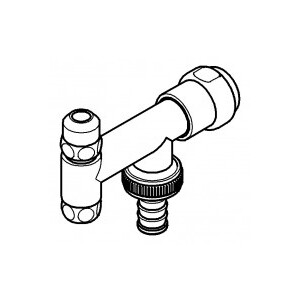 Grohe WAS Ventil Eckfix Rückflussverhinderer 3/8" chrom 41030000
