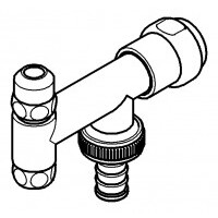 Grohe WAS Ventil Eckfix Rückflussverhinderer 3/8" chrom 41030000