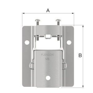 Flamco Flexcon Aufhängezarge MB3 verzinkt 27903