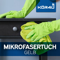 Mikrofasertuch gelb 40x40cm