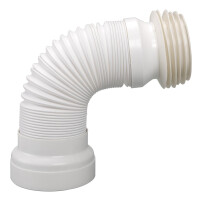 Airfit WC-Anschluss-Rohr, flexibel, weiß DN 98 -...