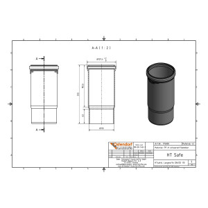 Ostendorf HTsafe Langmuffe DN 110 175800