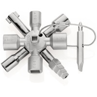 Knipex TwinKey Universal-Schaltschrankschlüssel 95mm...