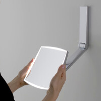 KEUCO Kosmetikspiegel iLook_move mit Schwenkarm beleuchtet chrom 17613019002