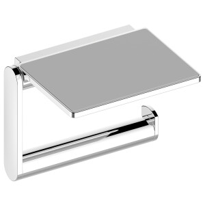 KEUCO Toilettenpapierhalter Plan mit Ablage chrom 14973010000