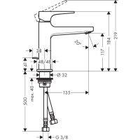 Hansgrohe Metropol 110 Waschtisch Einhebelmischer 74507000
