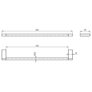 Ideal Standard Handtuchhalter Connect chrom N1387AA