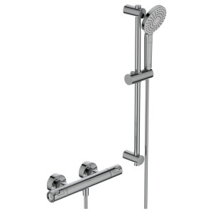 Ideal Standard Brausesystem Ceratherm T50 mit Aufputz Brausethermostat chrom A7217AA