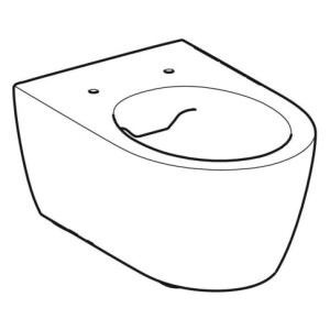 Geberit Icon Wand-Tiefspül-WC spülrandlos weiß 501661001
