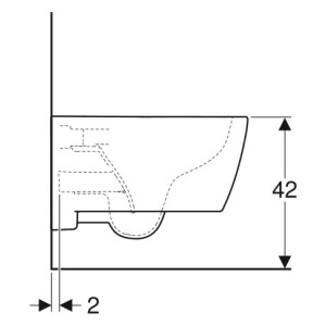 Geberit Icon Wand-Tiefspül-WC spülrandlos weiß 501661001