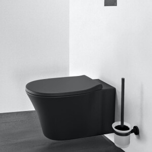 Ideal Standard Wand-Tiefspül-WC  Connect Air ohne Spülrand matt schwarz E2288V3