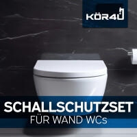 kör4u Schallschutzset für Wand WC