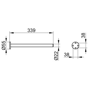 KEUCO Handtuchhalter Plan