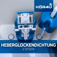 2x kör4u Heberglockendichtung 63x32 mm