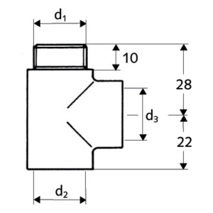 Schell Ersatz T-Stück 1/2" 442020699