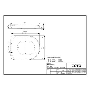 Toto WC Sitz mit Absenkautomatik weiß VC100N