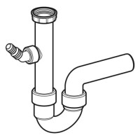 Geberit Siphon für Spülbecken, mit Winkelschlauchtülle, Abgang horizontal 152711111