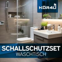 Schallschutzset für Waschtisch 65cm