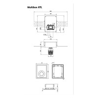 Heimeier Multibox Unterputz Rücklauftemperaturbegrenzer weiß 9304-00.800